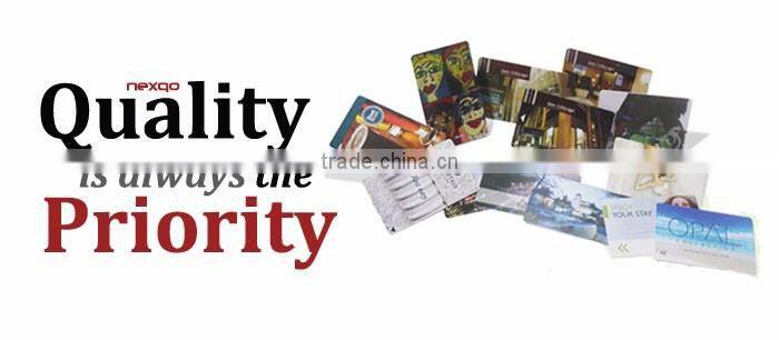 Embossing Serial Number PVC Card Silver or Golden Foil Gift Cards