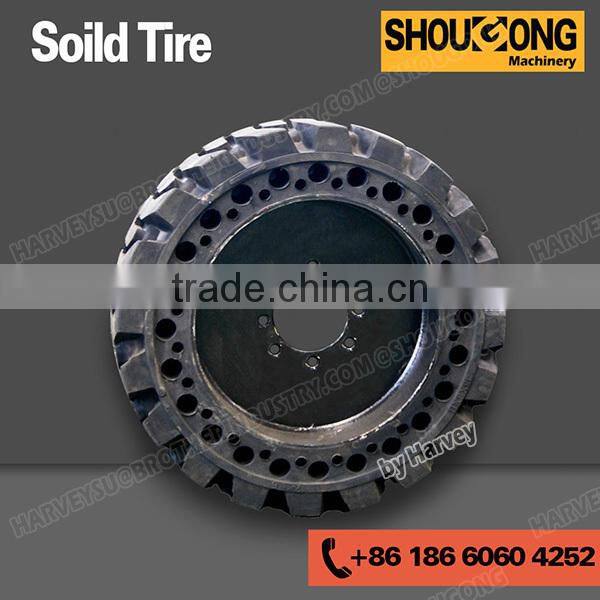 Skid Steer Solid Rubber Tires, Solid Tire