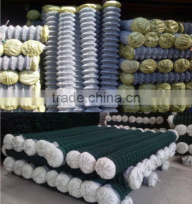 durability galvanized chain link fabric used chain link fence panels whosale