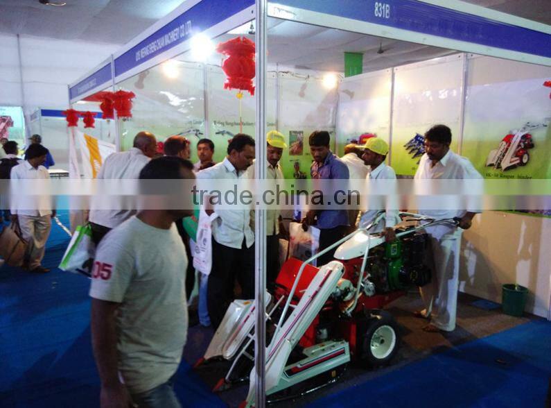 Home use mini reaper binder harvester