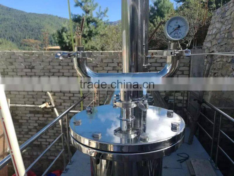 Large scale essential oil steam distillation equipment