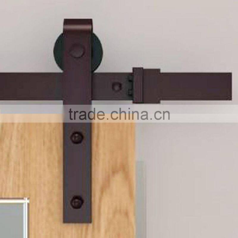 6.6 FT Modern America Style Steel Sliding Barn Wood Door Closet Hardware Track