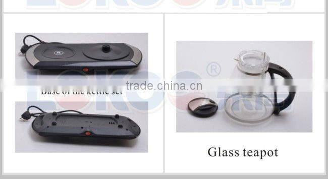 stainless steel kettle wiht plastic tea pot