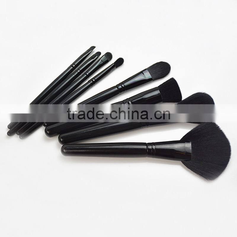 China Hot professional rainbow Color cosmetics makeup brush set