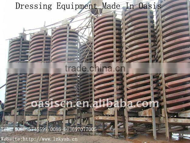 mineral spiral sluice concentrator