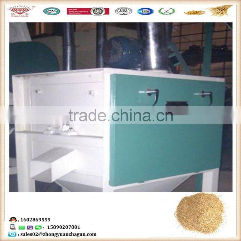 High quality Single Wheat Bran Finisher price wheat flour mill factory