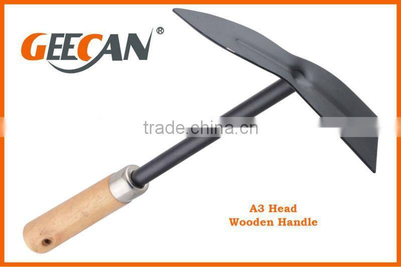 A3 steel shovel and pick axe