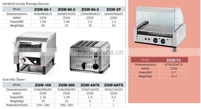 Factory price electric food warmer cabinet,food display warmer,food warmer for sale(ZQW-60-3)