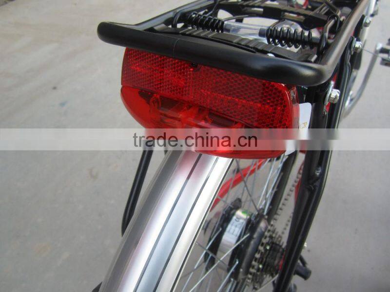 250W rear motor,36V10A Lithium battery,Sinwave controller,LED display CE woman electric bicycle/bike