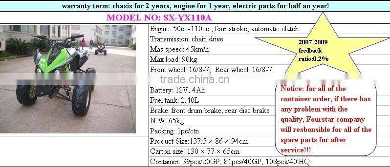 Fashinable ATV SX-YX110A
