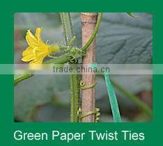 Plastic Green PVC Twist Tie With Dispener and Cutter for Gardening