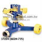 Brass Impulse Sprinkler With 2-Way Metal Step Spike