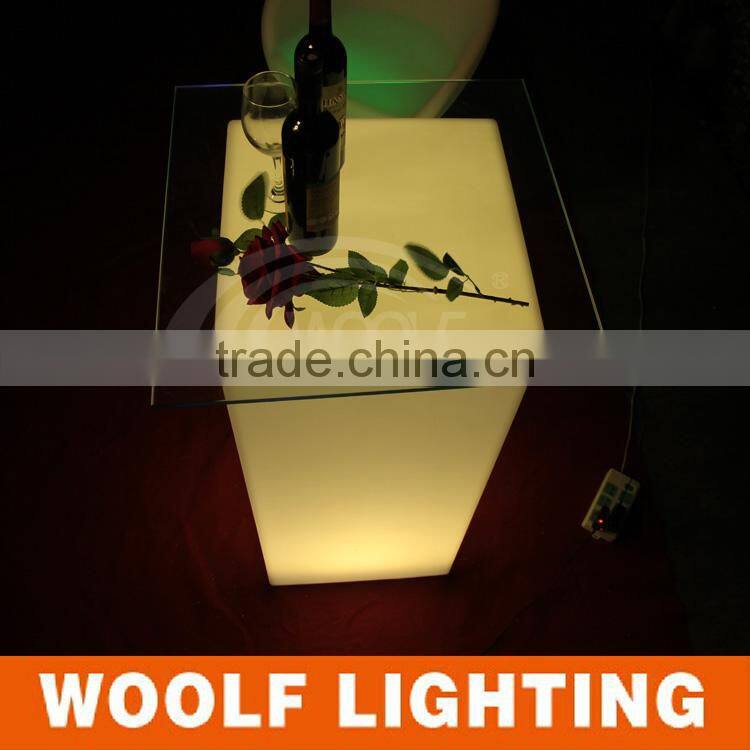 Smash Hit Waterproof Color Changing Bar Used LED Cube Cocktail Table LED Table