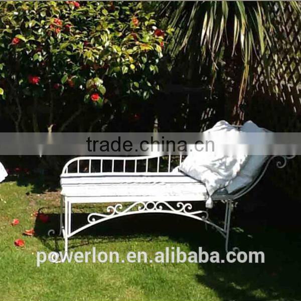 Powerlon Classical Brown Metal Garden Chair