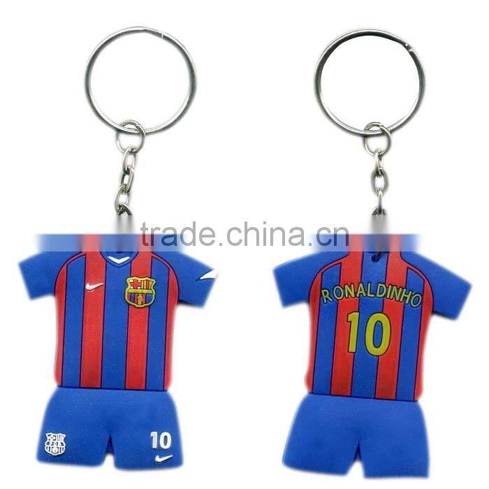 Advertising Logo Debossed pvc keychain