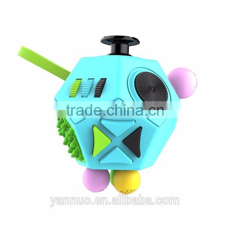 Decompression Dice Cube Magic Trick Game, Dodecahedron Fidget cube Toy used adult