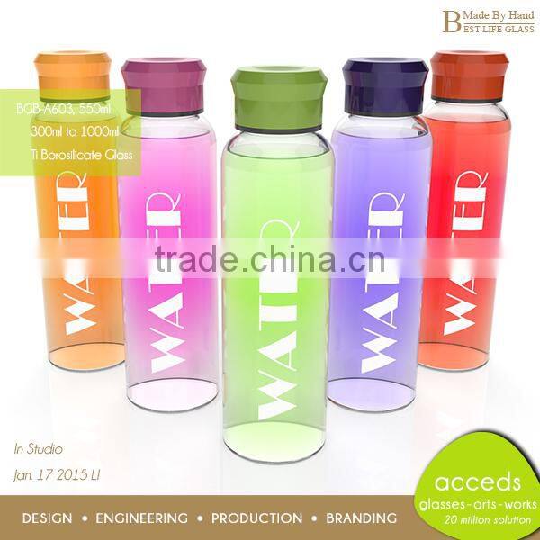 High Quality Clear Soda Or Mineral Water Glass Bottle