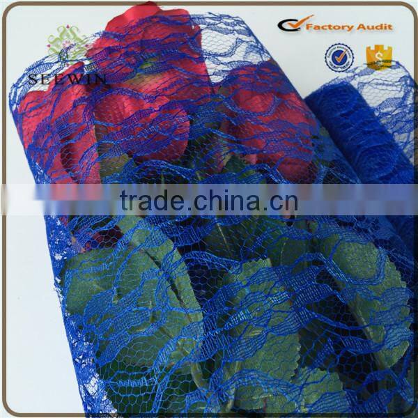 New style fancy cheap lace mesh for floral paper