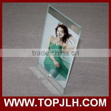 customized elegant beveled glass photo frame