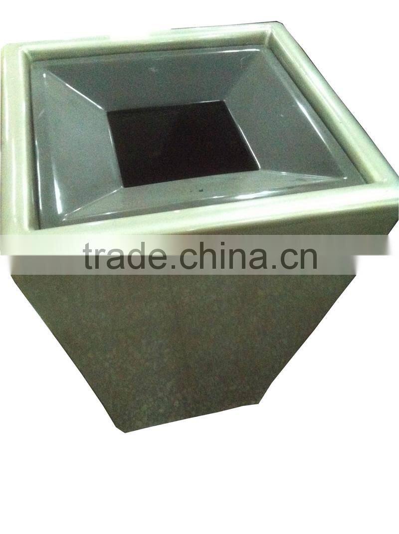 Home garden deco 20cm to 200 cm hight fiberglass or plastic christmas flower and large tree pots EHP1501 1408