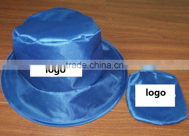 Best selling OEM custom printing logo folding hat/foldable hat/fold hat for promotion