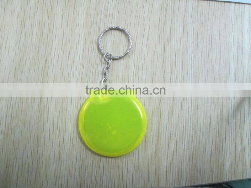 custom printing softsoft PVC reflector keychain