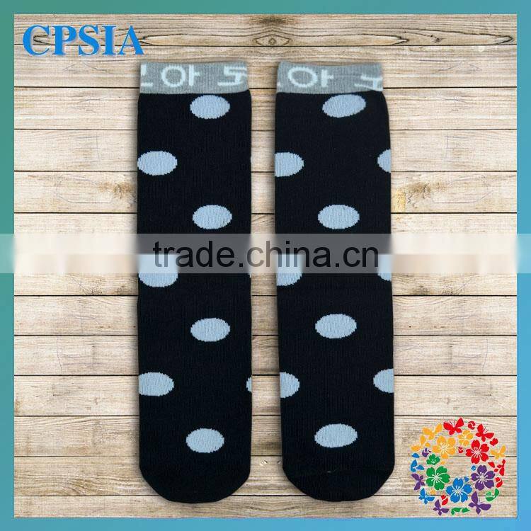 Dot Baby Rubber Bottom Cute Cotton Stocking Socks Anti-Slip Socks