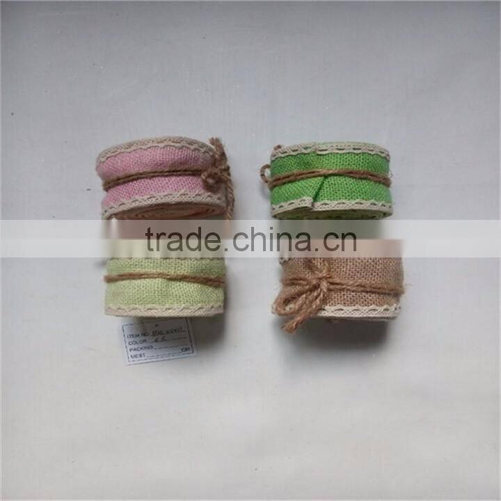 China factory supply crafts decorations blue christmas ribbon for christmas market