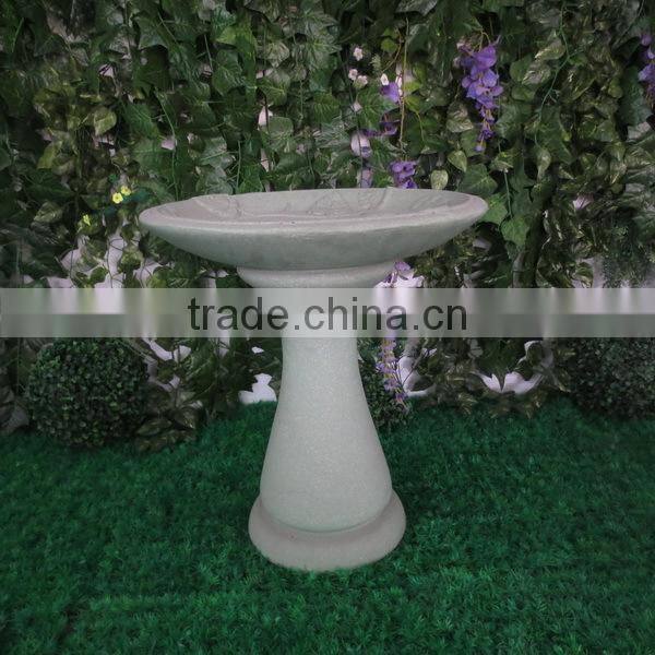 Outdoor antique fiberglass bird feeder / bird pool / bird bath