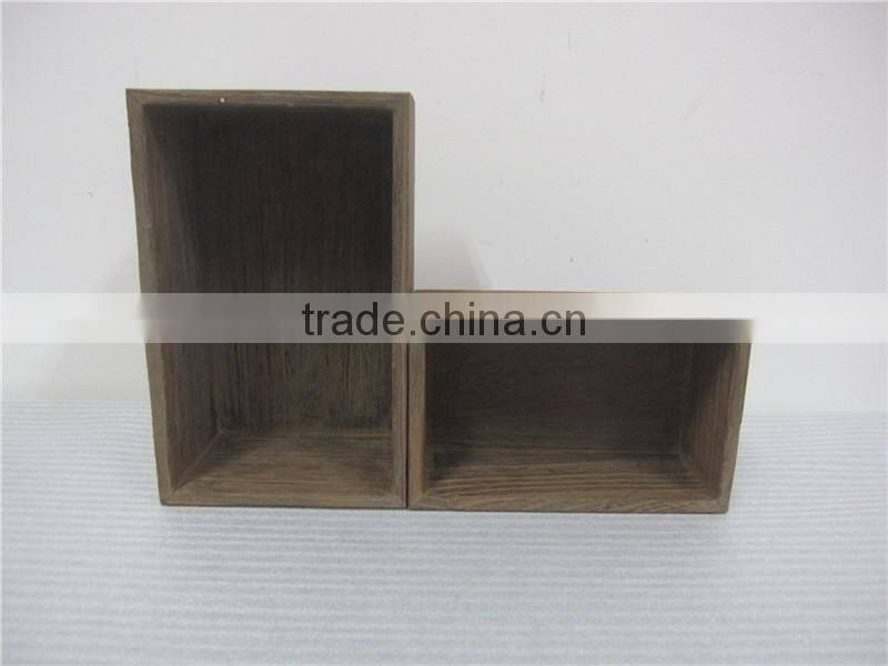 Flower box wood planter boxes