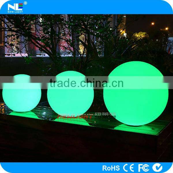 Rechargeable LED Lighting Outdoor RGBW Mixing Color Changing Glow Ball Adjustable Wireless Remote Control Mood Lamp Children