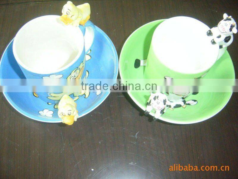 High Quality Cheap Coffee Cup With Dish For Promotion