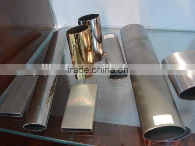High quality AISI 304 316 handrail pipe stainless steel slot round pipe