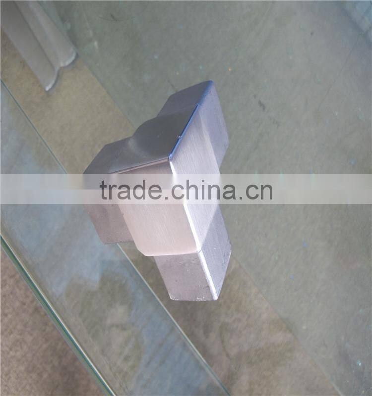 Stainless steel pipe connector 3 way square elbow