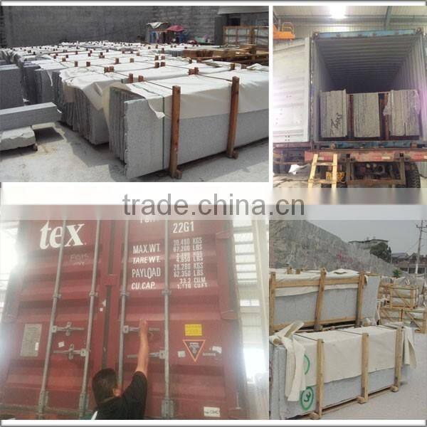 Hubei G603 Granite outdoor stair steps polished anti-slip Cheap granite steps for stair