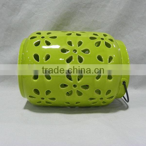 Ceramic hanging lantern