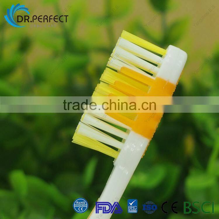 dental care rubber bristle rubber handle with cleaner adult toothbrush