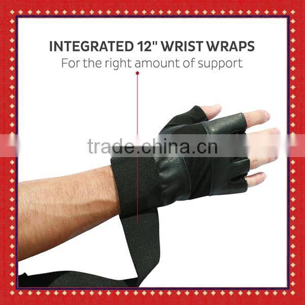 Weight Lifting Gym Professional Training Workout Fitness Glove Wrist Wrap