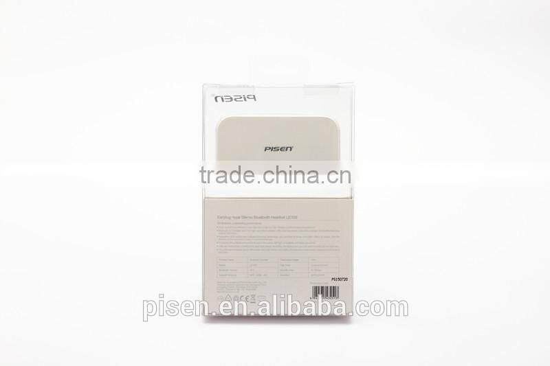 Pisen Rotatable Ear Hook Handfree NFC Connection Noise Cancelling Mini Wireless Earbud Stereo Bluetooth Earphone With Double Mic