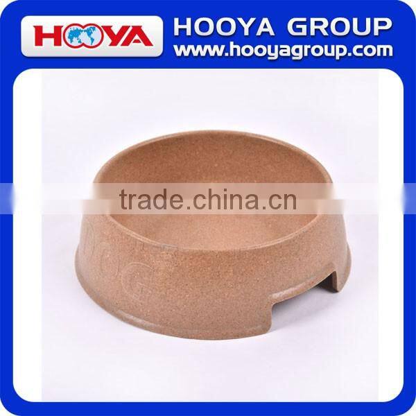 Bamboo Fiber Eco-Friendly Pet Round Bowl for Dogs and Cats