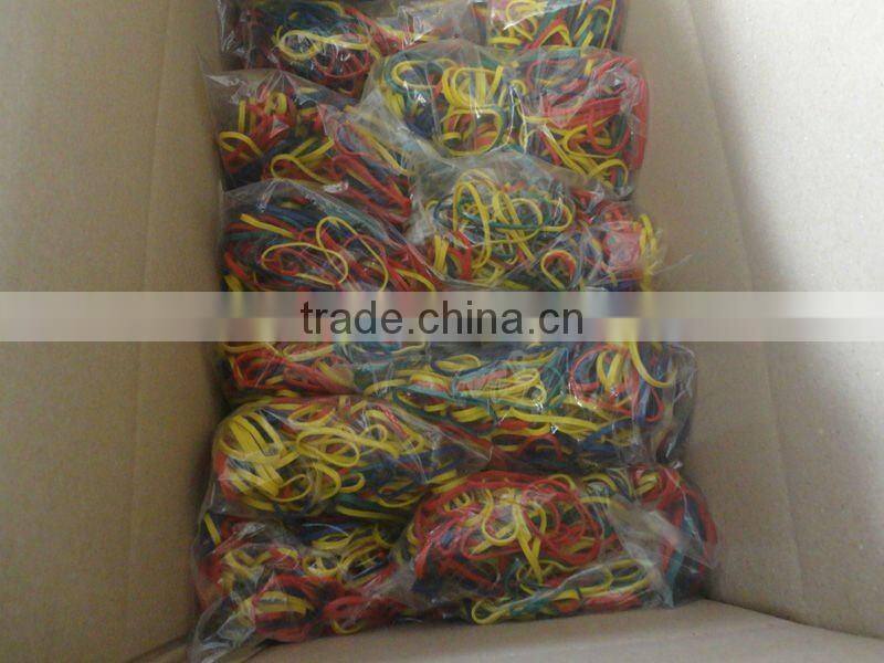mix color natural rubber bands (32*3mm)