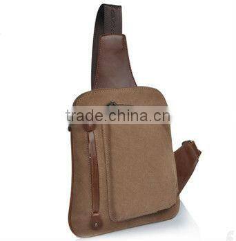 (OEM) 2013new style canvas Chest Bag for teenages