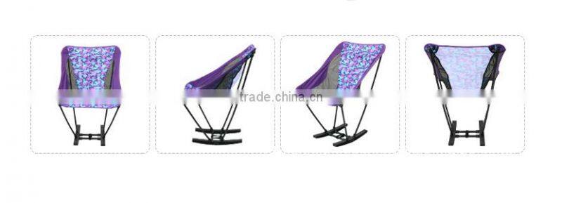 2016 New Outdoor Folding Rocking Chair Portable Super Light Moon Chair Recreational Chair Comfortable Rocking-Chair