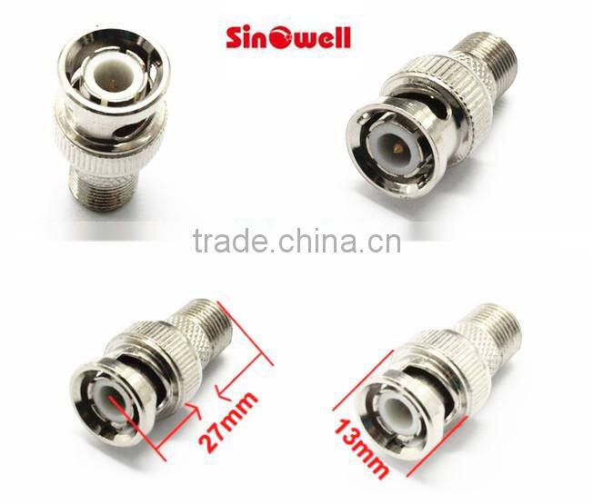 bnc to f connector adapter for cctv