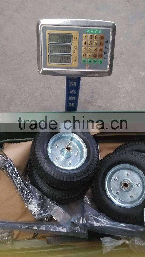 Heavy duty garden poly dump cart 2-in-1 convertible handle