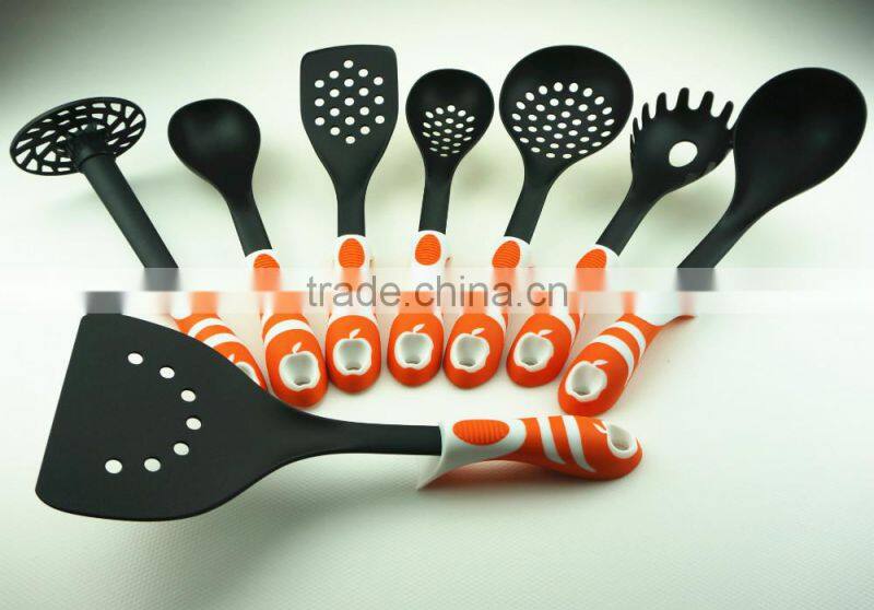 33074 8-Piece colorful nylon material kitchen utensil set
