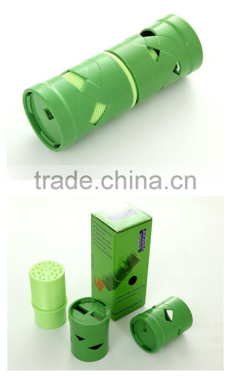 NEW high quality speed Veggie Spiral Cutter Slicer Peeler Grater Fruit Vegetable