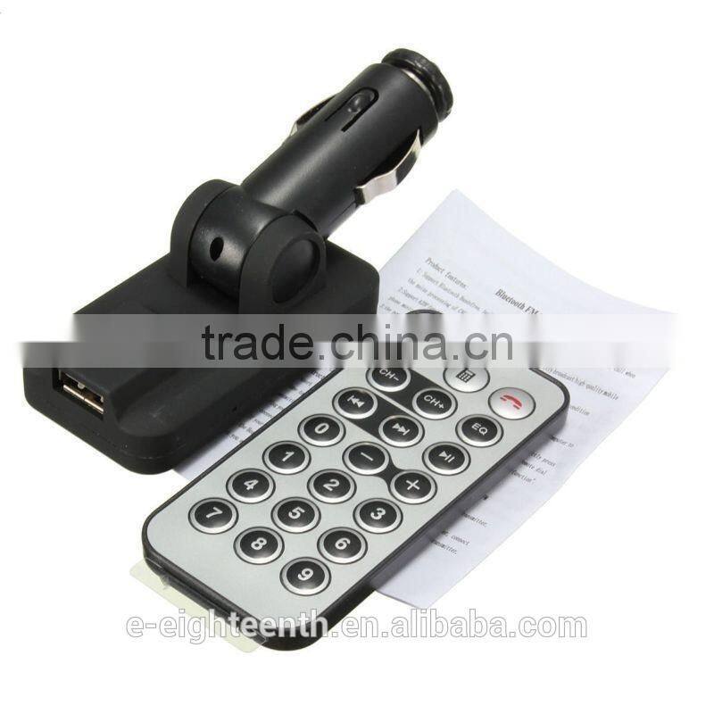 2016 Wireless Bluetooth handsfree FM Transmitter Modulator Car MP3 Player SD USB LCD Remote