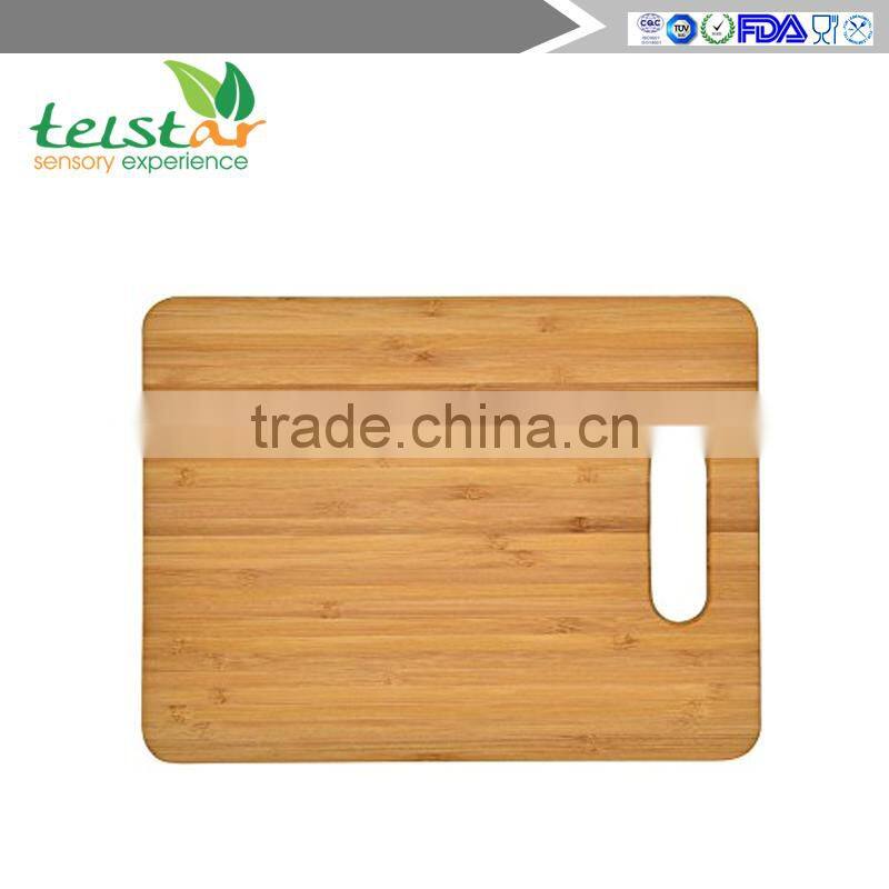 Blue Donuts Premium 5 piece Bamboo cutting board set - Strong, Durable, No knife dull and Eco friendly