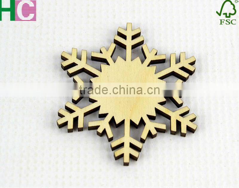 wood snow slices for Christmas tree decoration